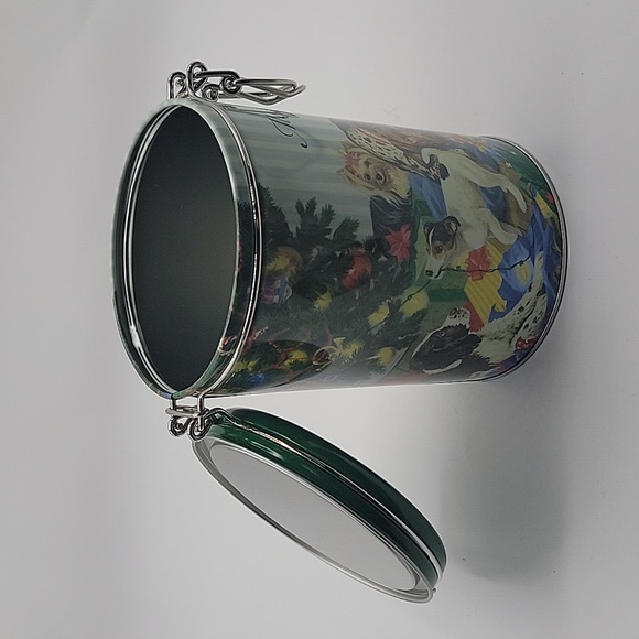 Vintage tin storage container. - Picture 3 of 4